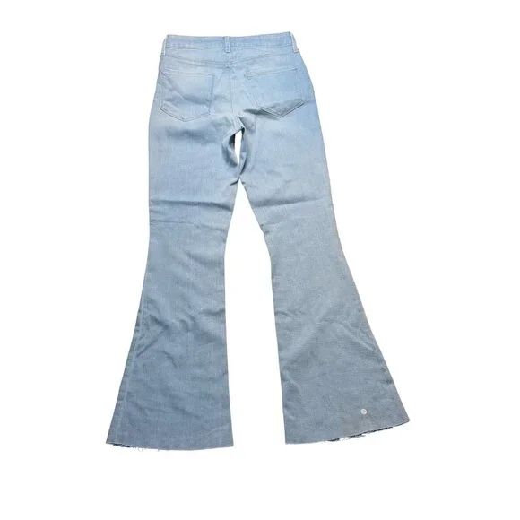 L’AGENCE High-Rise Micro Bootcut Jeans Blue Cloud Light Wash Size 26 - Picture 8 of 16